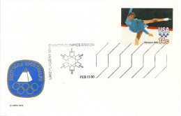 0409 USA Olympic Games Lake Placid 1980 SPM Postcard - Invierno 1980: Lake Placid