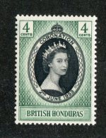 W1317  Br.Honduras 1953   Scott #143**   Offers Welcome! - Honduras Britannique (...-1970)