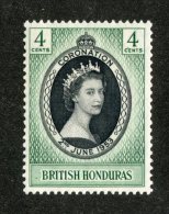 W1323  Br.Honduras 1953   Scott #143*   Offers Welcome! - Britisch-Honduras (...-1970)