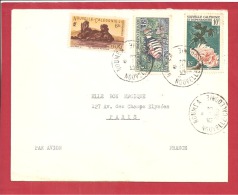 Y&T N°273+292+293    NOUMEA    Vers    FRANCE     Le    1960 - Lettres & Documents