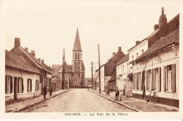 NECHIN - La Rue De La Place - Carte Animée - Estaimpuis