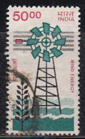 Windmill Used, Energy, 7th Series Definitive, India 2000, Renewable, Protection, (sample Image) - Used Stamps