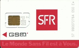 CARTE GSM SFR LE MONDE SANS FIL NUMEROS MAIGRES BON ETAT - Voorafbetaalde Kaarten: Gsm