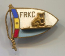 Rowing, Kayak, Canoe - ROMANIA Federation, Enamel Pin, Badge - Remo