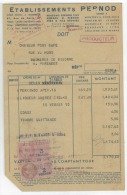 Facture Des Ets Pernod Pour Bagnères De Bigorre Du 2/01/1947 - Factures