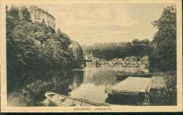 Weilburg Lahnpartie Kahn Steg Brücke Schloss Burg Um 1920 - Weilburg