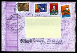 Brazil: Priority Cover Sent From Santos To Netherlands: 23-12-2013 - Lettres & Documents