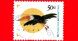 ARGENTINA - Usato -  1995 - Animali - Uccelli - Tucano Toco (Ramphastos Toco) - Tucan - 50 - Oblitérés