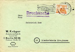 BERLIN. Enveloppe Avec Oblitération De 1951. Berlin, La Ville La Plus Intéressante De L´Europe - Macchine Per Obliterare (EMA)