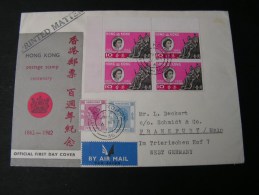 == HK  Cv. To Germany FDC ? - Lettres & Documents