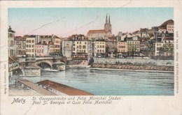 METZ (Moselle) - Pont Saint-Georges Et Quai Félix Maréchal - Colorisée - Metz