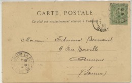 N°11 Sur CP De La Pecherie Du 4-3-03 Pour Amiens - Briefe U. Dokumente