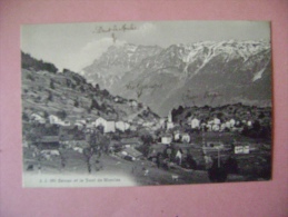 CP SUISSE -  SALVAN ET LA DENT DE MORCLES N°981 - ECRITE EN 1916 - Morcles