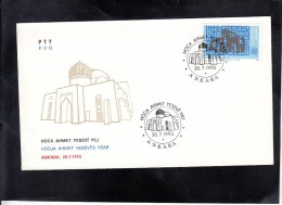 TURKEY, SPECIAL COVER, HODJA AHMET YEAR ** - Islam