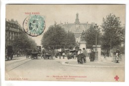 CPA PARIS XI° ARRONDISSEMENT - Mairie Boulevard Voltaire - Arrondissement: 11