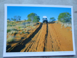 Australia  - Strasse Zum Chambers Pillar Historical Reserve  -Simpson  Desert  N.T.  German  Postcard    D121344 - Non Classés
