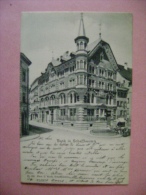 CP SUISSE -  BANK IN SCHAFFHAUSEN  N°221 - ECRITE EN 1902 - Hausen Am Albis 