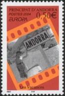 ANDORRA FRANCESA 2004 - EUROPA  - VACACIONES  - 1 SELLO - Ongebruikt