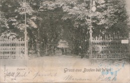 Gruss Aus Baden Bei Wien . Curpark / Jahr : 1898 - Baden Bei Wien