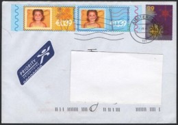 THE NETHERLANDS AMSTERDAM 2014 - MAILED ENVELOPE - PERSONALIZED STAMP - BABY GIRL - Cartas & Documentos