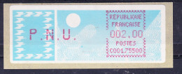 FRANCE 1987  Vignette D´affranchissement  Distributeurs  N°   113    NEUVE      LUXE - 1985 Carta « Carrier »