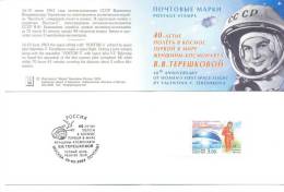 2003. Russia, Space, V. Tereschkova, First Woman-Cosmonaut, Booklet-folder, Mint/** - UdSSR