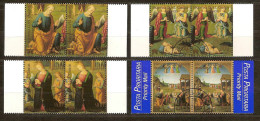 Vatican Vatikaan 1999 Yvertn° 1177-80 (°) Used 2 Séries Cote 13,00 Euro Noel Kerstmis Christmas - Oblitérés