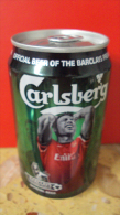 Viet Nam Vietnam Carlsberg 2014 Football World Cup Empty 330ml Beer Can / Opened At Bottom - Blikken