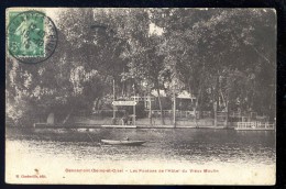 Cpa Du 78  Dennemont Les Pontons De L' Hôtel Du Vieux  Moulin      ..  Limay Mantes La Jolie   AO56 - Limay