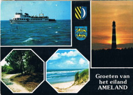 Ameland  Groeten Van Het Eiland Vuurtoren - Ameland