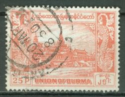 BURMA 1954: Sc 146, O - FREE SHIPPING ABOVE 10 EURO - Myanmar (Birmanie 1948-...)