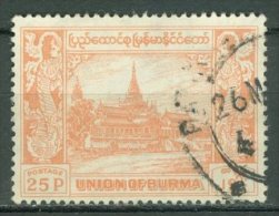 BURMA 1954: Sc 146, O - FREE SHIPPING ABOVE 10 EURO - Myanmar (Birmanie 1948-...)