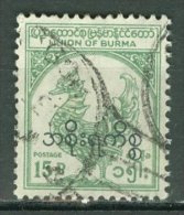 BURMA - OFFICIAL 1954-57: Sc 72 O72, O - FREE SHIPPING ABOVE 10 EURO - Myanmar (Birmanie 1948-...)