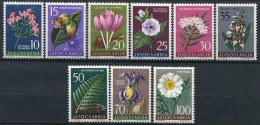 Yougoslavie          714/722  **    Luxe       Fleurs - Unused Stamps
