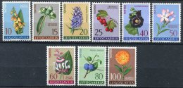 Yougoslavie         843/851  **        Fleurs - Unused Stamps