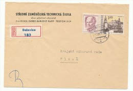 I8688 - Czechoslovakia (1971) Dalovice (3,00 CSK Stamp - Manufacturing Defect: Shifted Printing In Yellow Color) - Errors, Freaks & Oddities (EFO)