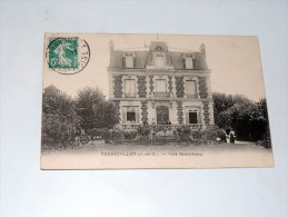 Carte Postale Ancienne : VERNOUILLET : Villa Beauchamp , Animé - Vernouillet