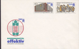 Germany DDR Postal Stationery Ganzsache Entier 1987 Leipziger Frühjahrsmesse 1987 Unused - Umschläge - Ungebraucht