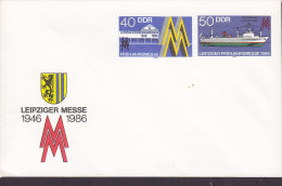 Germany DDR Postal Stationery Ganzsache Entier 1986 Leipziger Frühjahrsmesse 1986 Unused - Umschläge - Ungebraucht