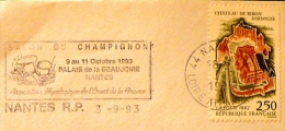 FRANCE Champignons, Champignon. Funghi, Setas, Flamme NANTES SALON DU CHAMPIGNON 1993 - Hongos