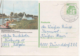 Nr. 2672,  Ganzsache Deutsche Bundespost,   Bederkesa - Cartes Postales Illustrées - Oblitérées