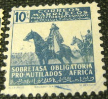 Spanish Morocco 1943 General Franco Obligatory Tax 10c - Used - Marocco Spagnolo