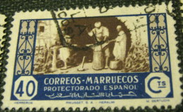 Spanish Morocco 1946 Trades Blacksmith 40c - Used - Spanish Morocco