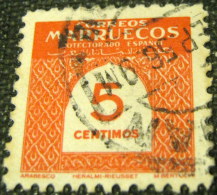 Spanish Morocco 1953 Numeral 5c - Used - Spanish Morocco