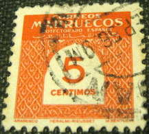 Spanish Morocco 1953 Numeral 5c - Used - Marocco Spagnolo