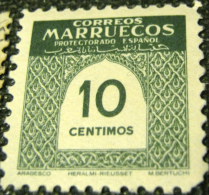 Spanish Morocco 1953 Numeral 10c - Mint - Marocco Spagnolo