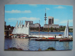 Hamburg Aussenalster Mit Fernsehturm Und Hotel Hamburg Plaza - Harburg