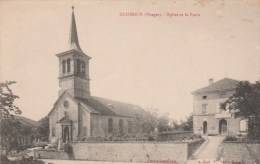 DOUNOUX (Vosges) -  Eglise Et La Poste - Sonstige & Ohne Zuordnung