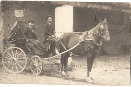 Photo Express TORINO - Calléche Fiacre  Cabriolet TTB Photo Carte - Taxis & Droschken