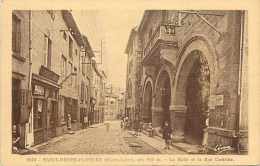 JuiAoû14 1021: Saint-Didier-en-Velay  -  Halle  -  Rue Centrale - Saint Didier En Velay
